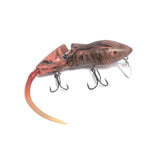 PB RatsPB Rat 2 Piece Wakebait - Hard SwimbaitsHalloween Edition w/ Red Natural TailPBRAT - 2PC - LBS/NAT