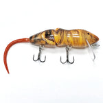 PB RatsPB Rat 2 Piece Wakebait - Hard SwimbaitsOrange Black Swirl w/ Orange TailPBRAT - 2PC - OBS/ONG