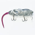 PB RatsPB Rat 2 Piece Wakebait - Hard SwimbaitsGrey Black Swirl w/ Purple TailPBRAT - 2PC - WBS/PRP