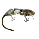 PB RatsPB Rat 3 Piece Wakebait - Hard SwimbaitsGreen White Brown Swirl w/ Green TailPBRAT - 3PC - GBB/BRN