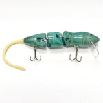 PB RatsPB Rat 3 Piece Wakebait - Hard SwimbaitsGreen Black Swirl w/ Natural TailPBRAT - 3PC - GRBS/NAT