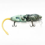PB RatsPB Rat 3 Piece Wakebait - Hard SwimbaitsLight Green Black Swirl w/ Natural TailPBRAT - 3PC - LGBS/NAT