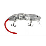 PB RatsPB Rat 3 Piece Wakebait - Hard SwimbaitsWhite Black Swirl w/ Red TailPBRAT - 3PC - WBLS/RED