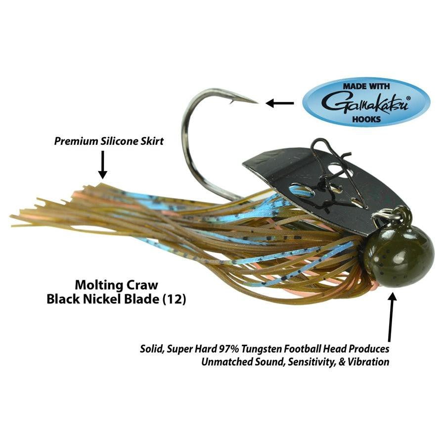 PicassoPicasso Aaron Martens Shock Blade Tungsten Knockers - ChatterbaitPicasso Aaron Martens Shock Blade Tungsten Knockers38 - PTKF - 09