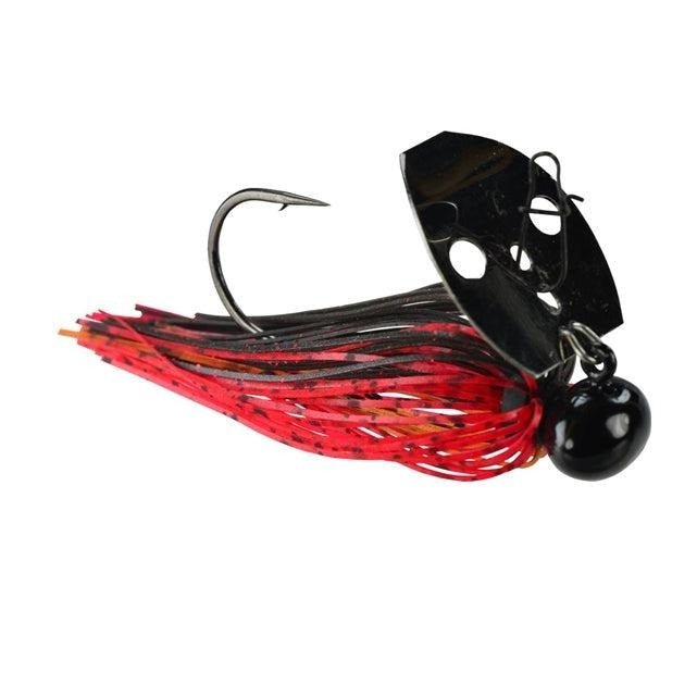 PicassoPicasso Aaron Martens Shock Blade Tungsten Knockers - ChatterbaitDark Red Craw/ Black Blade38 - PTKF - 33