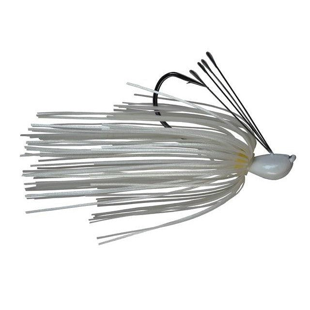 PicassoPicasso Dock Rocket Skirted Skipping Jig - JigsPearl White14 - PDRJ - 00
