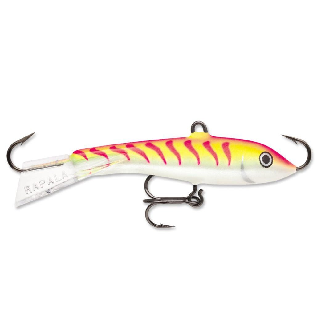 best rapala ice fishing lures Rapala Jigging Rap, Pink Tiger UV