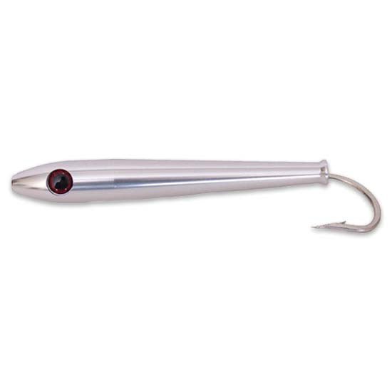 Red Eye Trolling LuresRed Eye Aluminum Tuna Stick Cedar Plug - Saltwater Trolling LuresRed Eye Trolling Lures Aluminium Tuna Stick Stainless SteelTSA4 - SIL