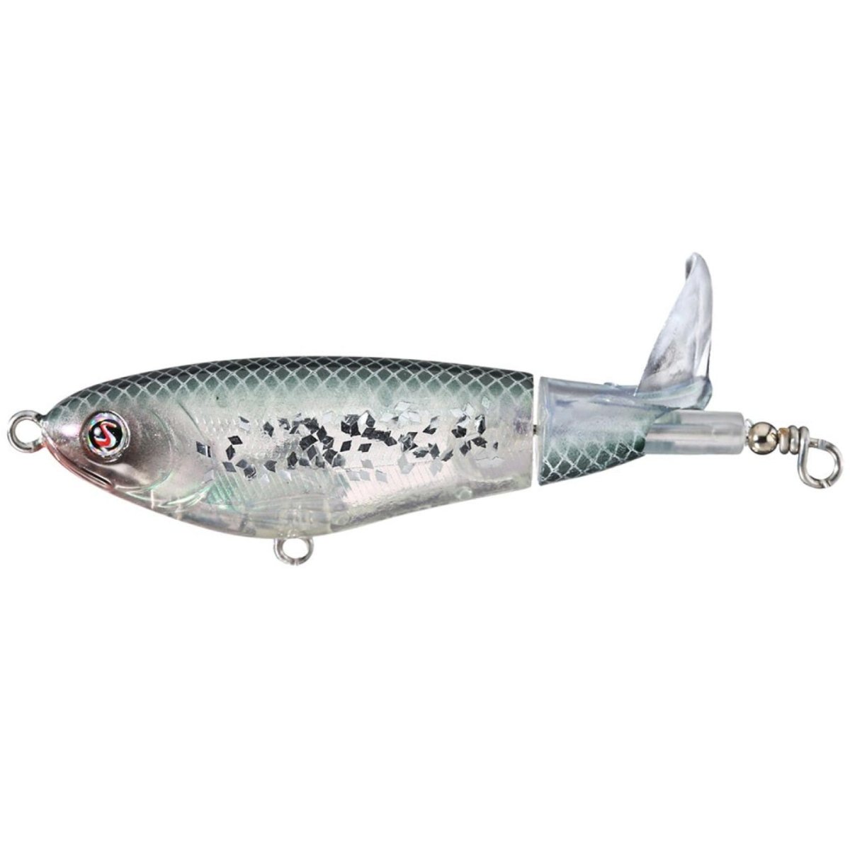 River2SeaRiver2Sea Whopper Plopper 130 Topwater Bait - TopwaterWhopper Plopper 130 Crystal MinnowRIV433