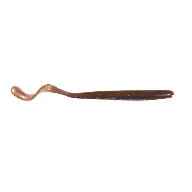 RobowormRoboworm 4 1/2" Curly Tail Worms - WormsOxblood Light Red Flake CR - A2ARRW - CR - A2AR - 8