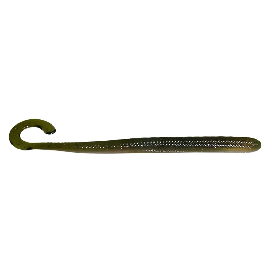 RobowormRoboworm 4 1/2" Curly Tail Worms - WormsGreen Shiner CR - 84GFRW - CR - M46P - 8