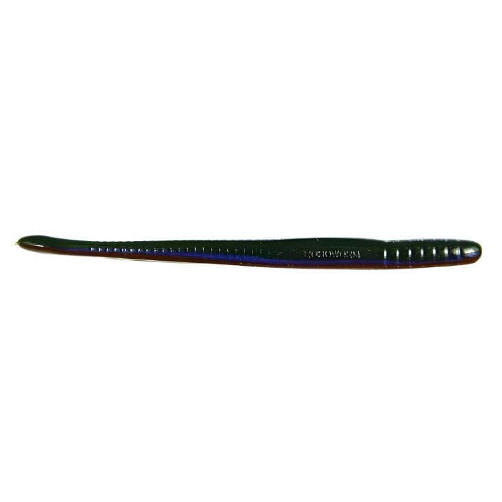 Roboworm 4 1/2" Fat Worm - Aaron's Magic Red and Black Flake SK-829Y