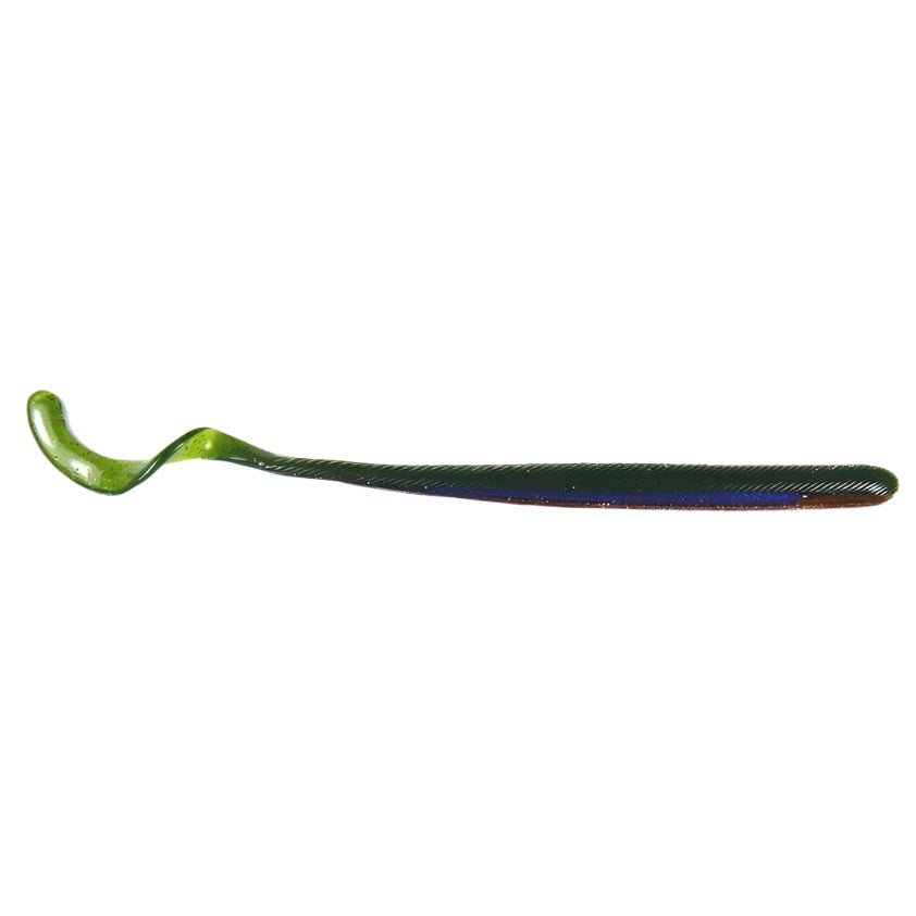 Roboworm 5 1/2" Curly Tail Worms - Aaron's Magic Red and Black Flake