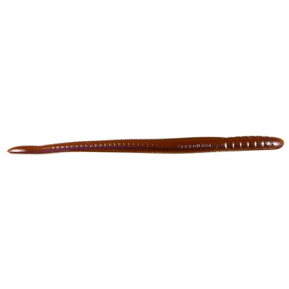 RobowormRoboworm 6" Fat Worm - WormsOxblood Light Red Flake SF - A2ARROB292