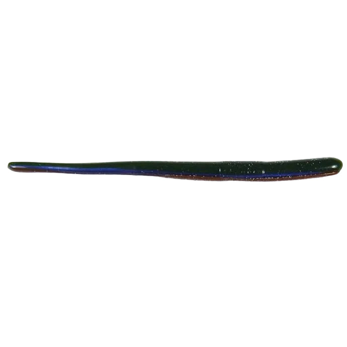 Roboworm 6" Straight Tail Worms - Aaron's Magic Red and Black Flake SR-829Y