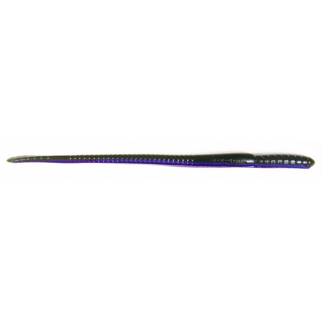 RobowormRoboworm 7" Straight Tail Worms - WormsGreen Pumpkin Purple ST - F6BFROB425