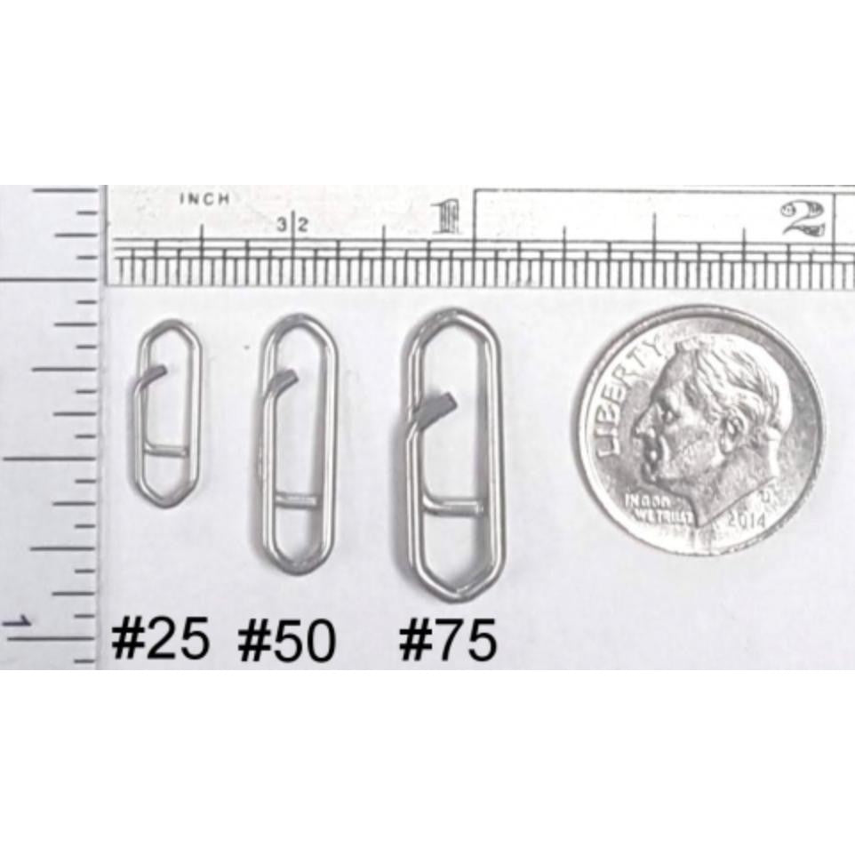 Rosco Tackle ROSCO Fishing Hardware ROSCO Coastlock Snap Swivels Size