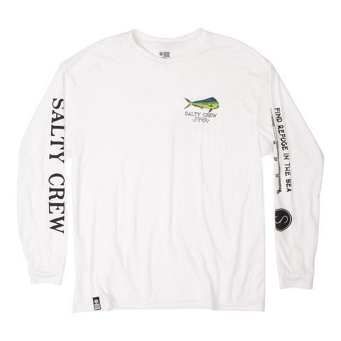 Salty CrewSalty Crew Angry Bull L/S Rashguard - White - ShirtsSALTY CREW ANGRY BULL L/S SUNSHIRT WHITE201350302 - WHT - L