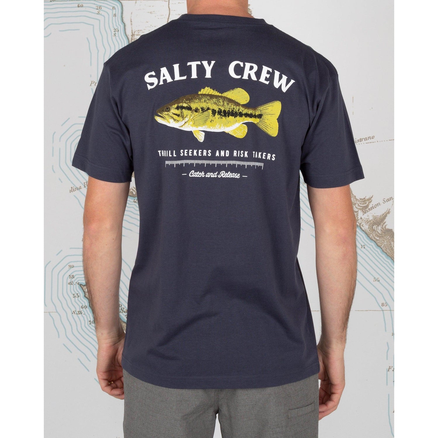 Salty CrewSalty Crew Bigmouth Premium Harbor Blue Tee - ShirtsBackSCBM - HB - L