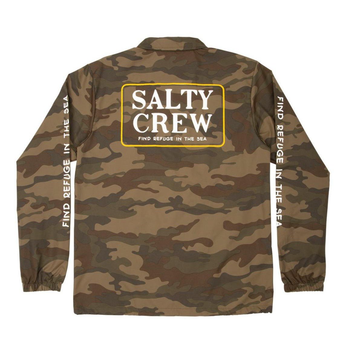 Salty CrewSalty Crew Deckhand Coaches Jacket - Camo - JacketsSALTY CREW DECKHAND COACHES JACKET - CAMO - BACK20935066 - L CAMO