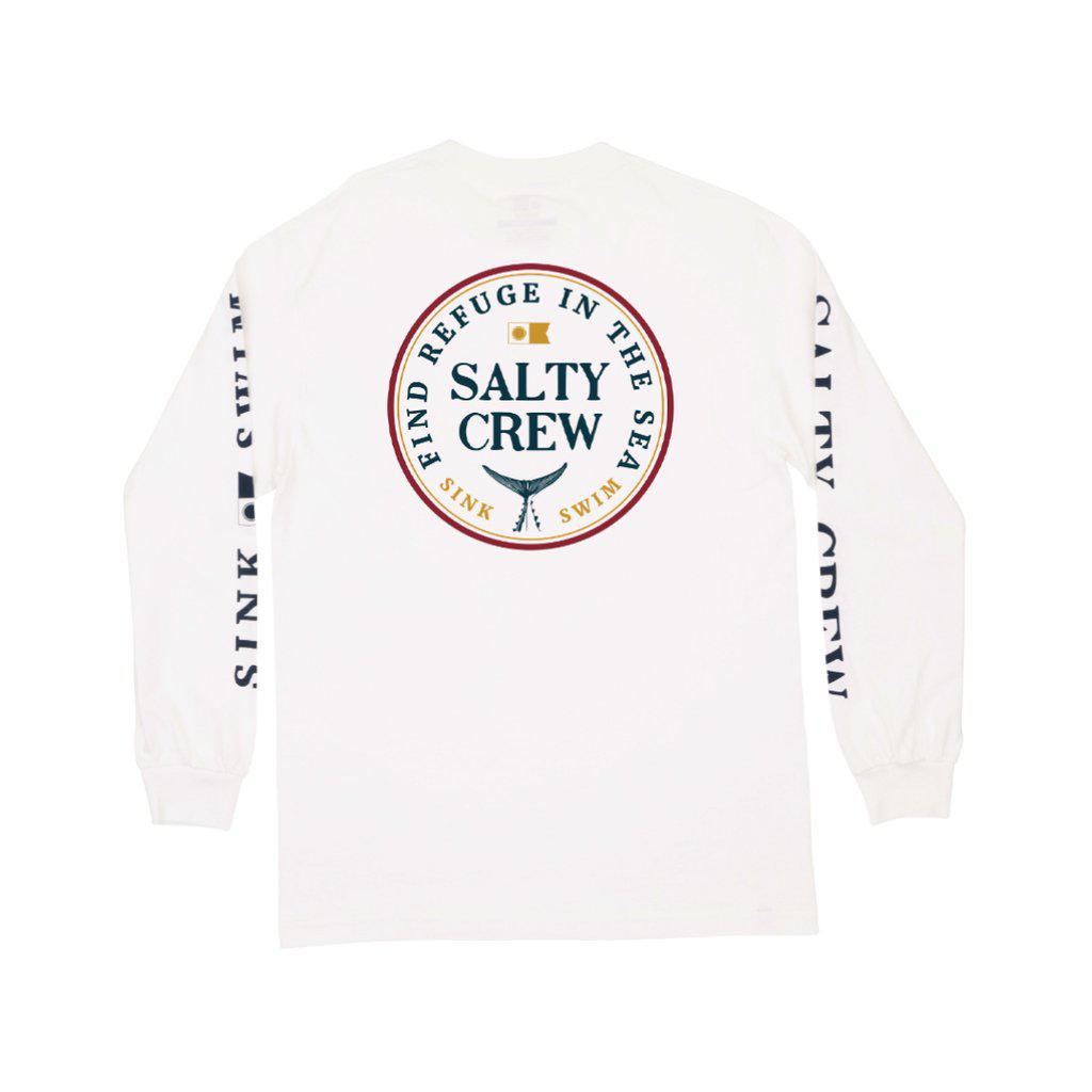 Salty CrewSalty Crew Fathom Long Sleeve Shirt - ShirtsWhite FathomSAL - FATHW - XL