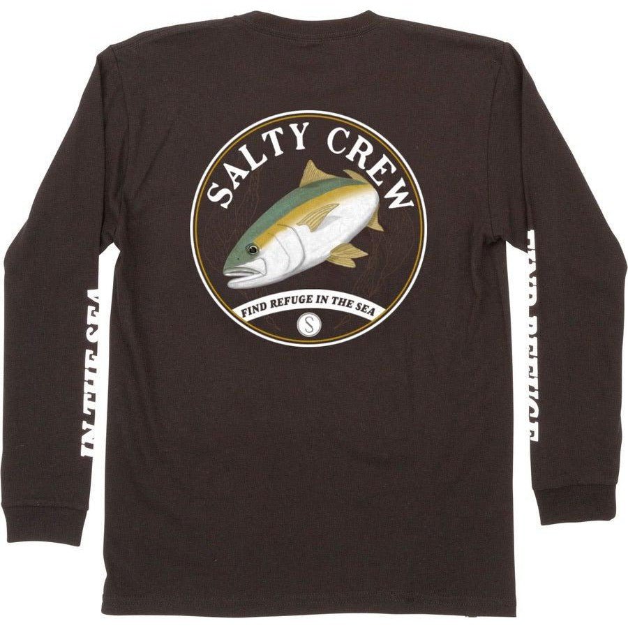 Salty CrewSalty Crew Homeguard Rashguard Long Sleeve Shirt - ShirtsBack20135229 - BLK - M