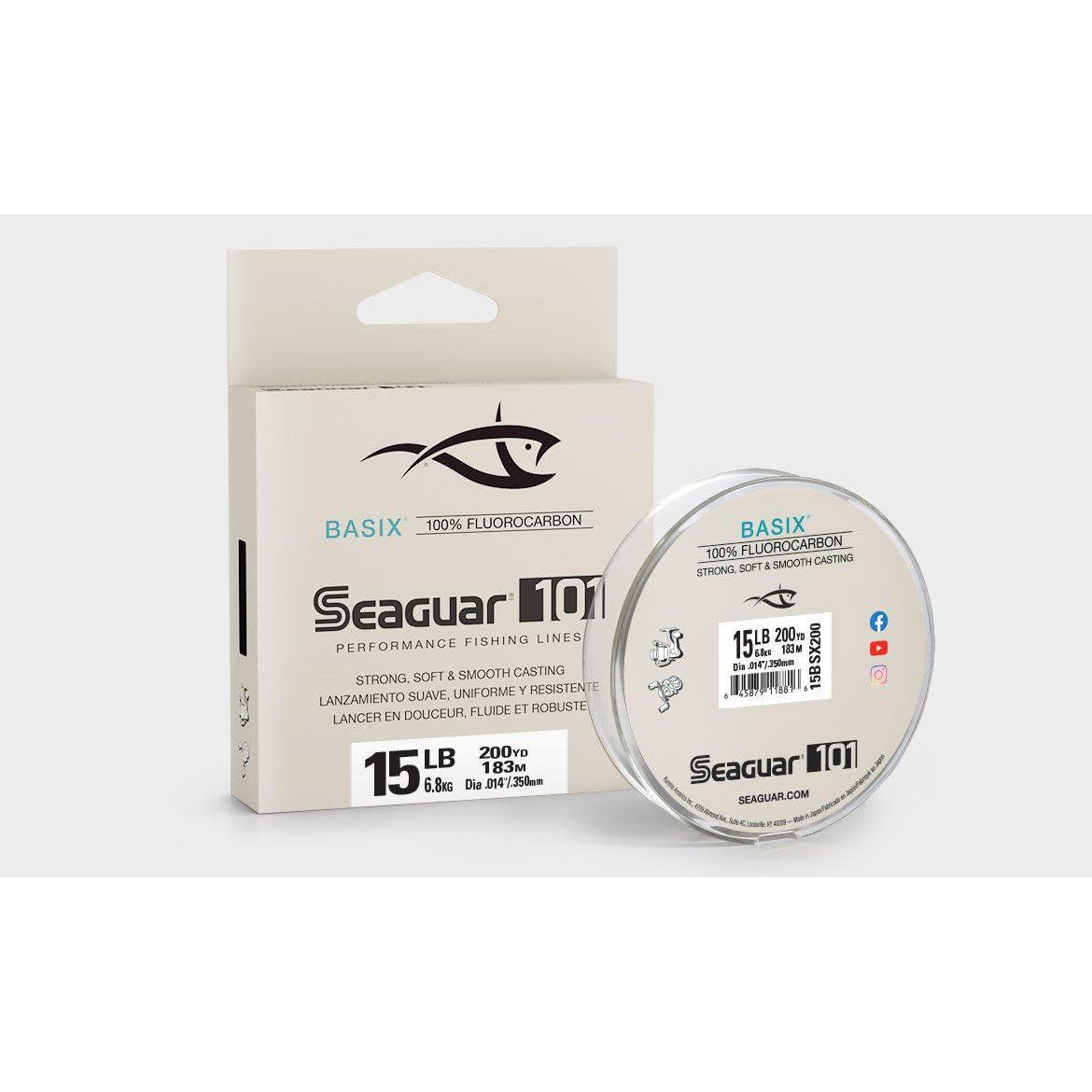 SeaguarSeaguar BasiX 100% Fluorocarbon - LineSeaguar Basix04BSX200