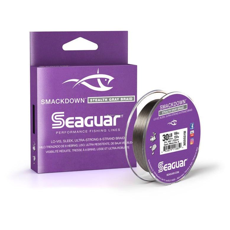 SeaguarSeaguar Smackdown Braided Line 150 Yards - LineSeaguar Smackdown Stealth GraySEA043