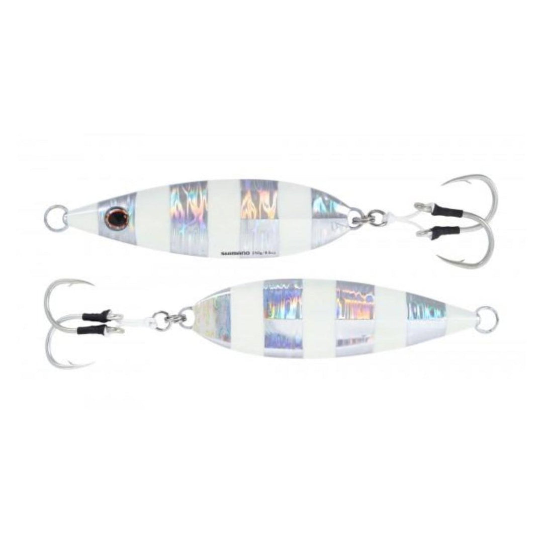 ShimanoShimano Butterfly Flat - Fall Jigs Size 200 - Saltwater Jigszebra glowBFLFF200ZG