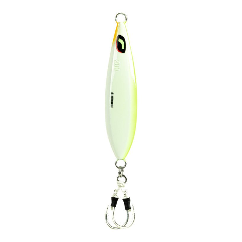 ShimanoShimano Butterfly Wing - Fall Jigs - Saltwater JigsChartreuse WhiteBF100WFCW