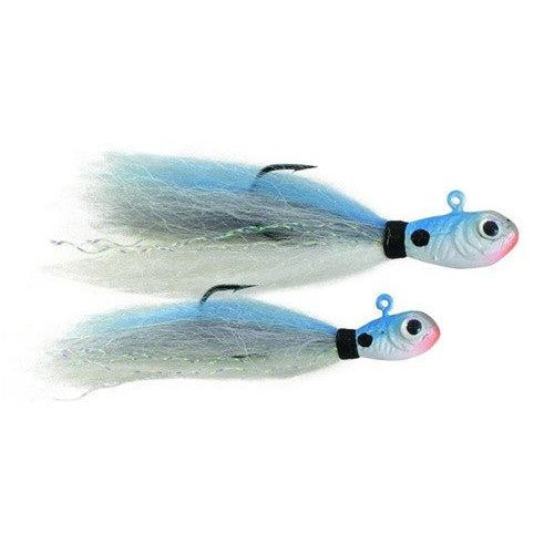 SPROSPRO Phat Fly Jig - Bucktail Jigs(1/8) Blue ShadSPFJBSD - 1/16