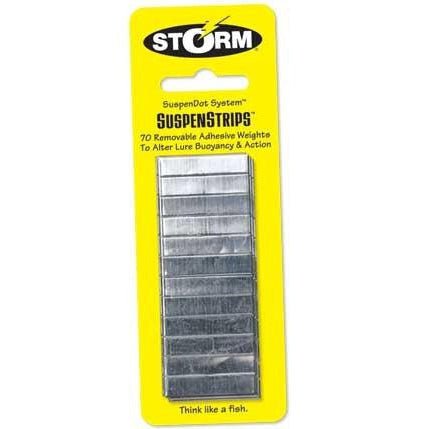 StormStorm Suspend Sticky Weights - Lure CustomizationSuspend Strips (70 per pack)STO101
