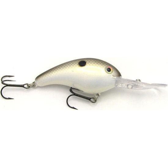 5xd fishing lure Strike King Pro Model Crankbait 5/8 oz Weight and spike rod holder Bass pro shop megacast Color:Silver / Gold RB