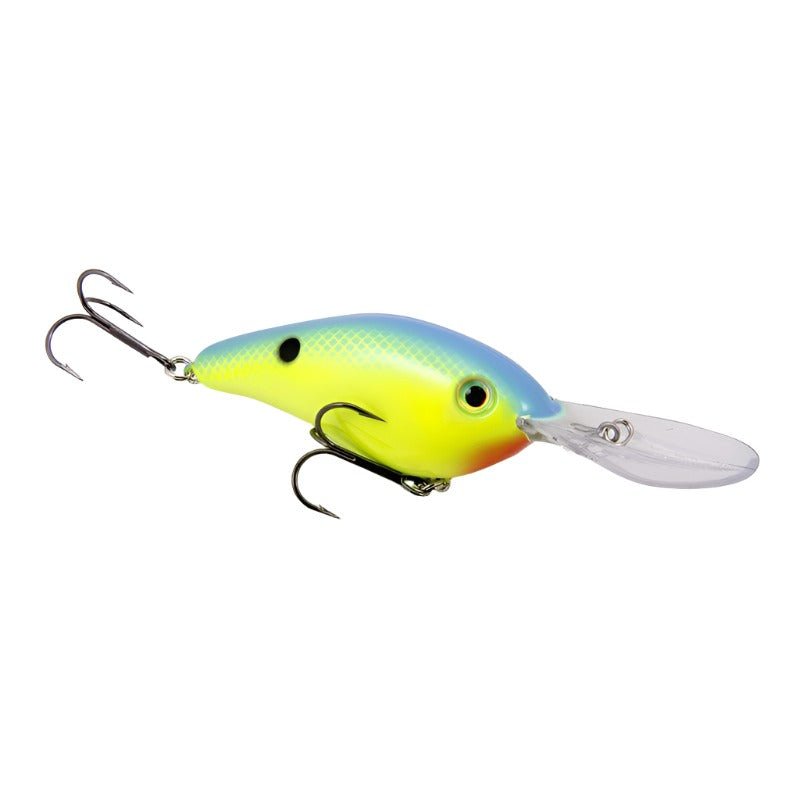 Strike KingStrike King Pro Model 6XD Crankbait - CrankbaitPowder Blue Back Chartreuse STK178