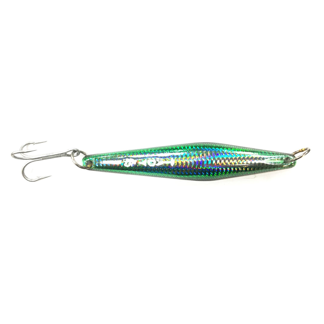 Tady 45 Surface Iron saltwater jig in Black Green Silver Holographic