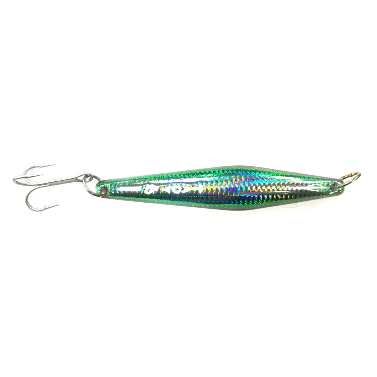 Tady 45 Surface Iron saltwater jig in Black Green Silver Holographic