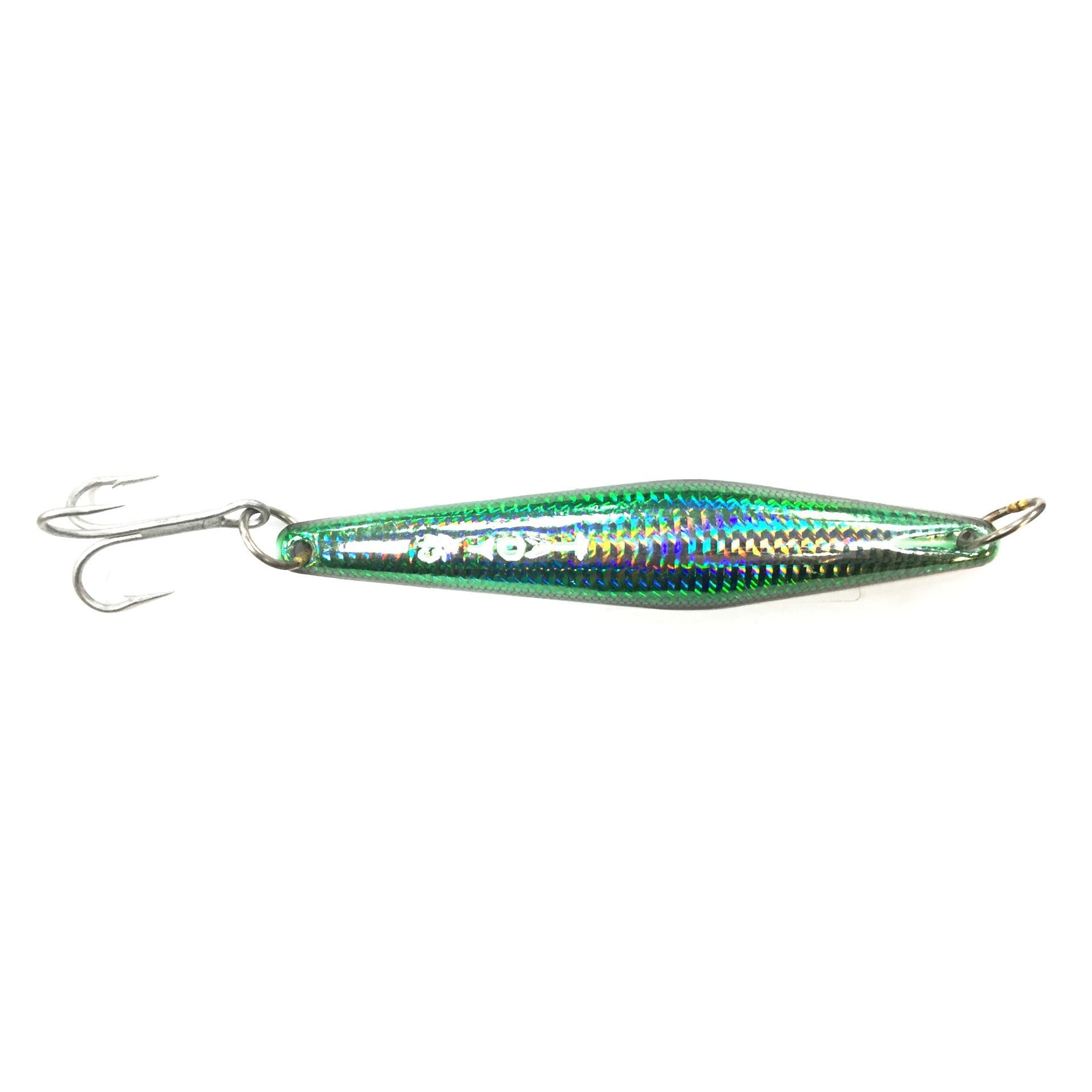 Tady 45 Surface Iron saltwater jig in Black Green Silver Holographic