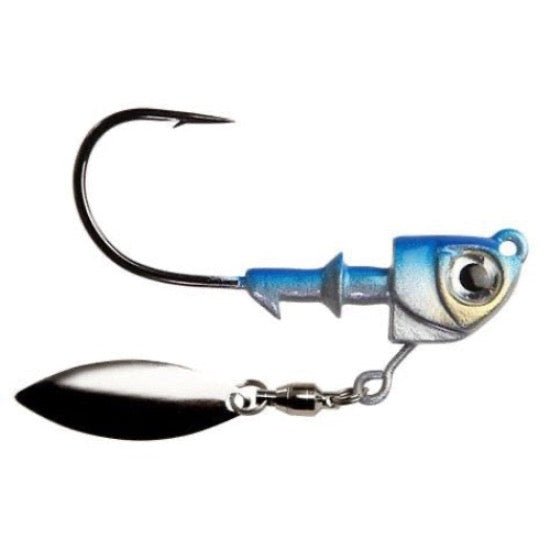 WarbaitsWarbaits Underspins - Swimbait Jig HeadsBlue ShadWBU1430BLUSIL