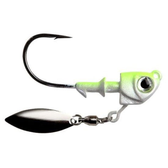 WarbaitsWarbaits Underspins - Swimbait Jig HeadsChartreuseWBU1430CHTSIL