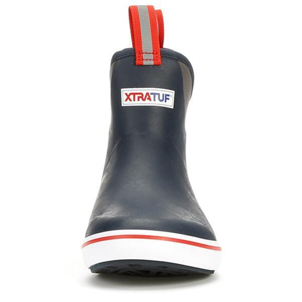 Xtratuf BootsXtratuf 22733 6" Ankle Deck Boot Navy Red - FootwearXtratuf Ankle Blue Red Front22733 - 9