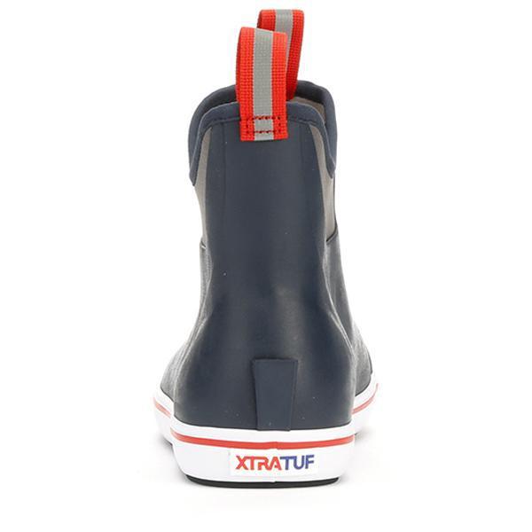 Xtratuf BootsXtratuf 22733 6" Ankle Deck Boot Navy Red - FootwearXtratuf Ankle Blue Red Back22733 - 9