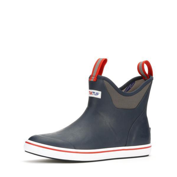 Xtratuf BootsXtratuf 22733 6" Ankle Deck Boot Navy Red - FootwearXtratuf Ankle Blue Red22733 - 9