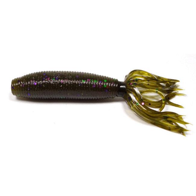 green pumpkin w/ large green and purple flake   