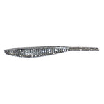 YamamotoYamamoto 3.75" Shad Shape Worm - Shad Style BaitsSmoke/Black w/ Silver Flake*