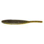 YamamotoYamamoto 3.75" Shad Shape Worm - Shad Style BaitsGreen Pumpkin w/ Large Green, Purple FlakeYAM210*