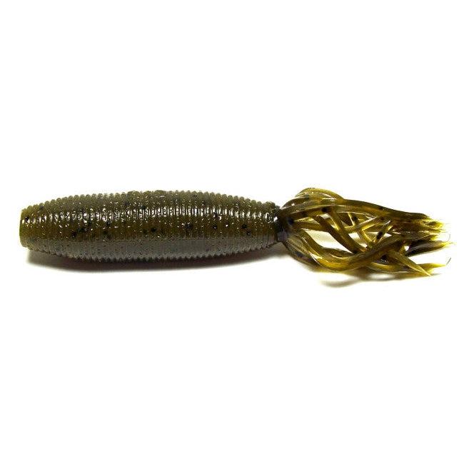 YamamotoYamamoto 4" Fat Ika - Tubesgreen pumpkin w/ black flakeIKA105