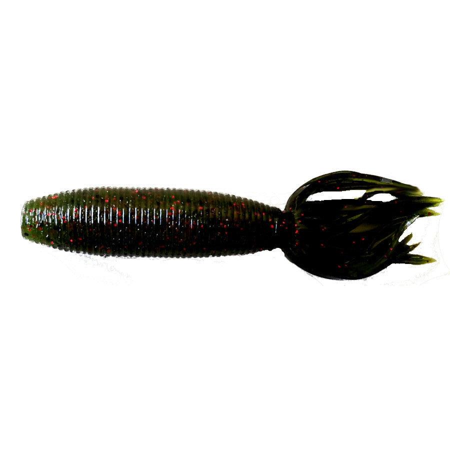 YamamotoYamamoto 4" Fat Ika - Tubeswatermelon w/ black and red flake IKA106