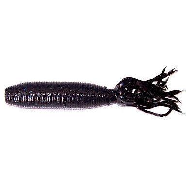 YamamotoYamamoto 4" Fat Ika - TubesBlack w/Blue Flake 92F - 10 - 021IKA107