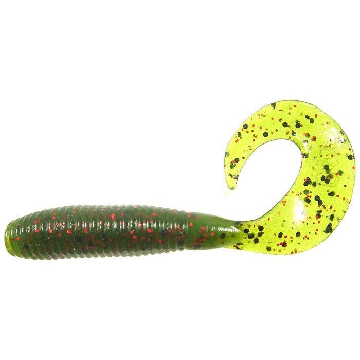 YamamotoYamamoto 4" Single Tail Grub - GrubsWatermelon w/ Black & Red FlakeYAM230