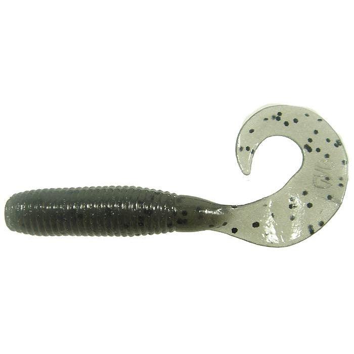 YamamotoYamamoto 4" Single Tail Grub - GrubsSmoke w/ Large Black FlakeYAM231